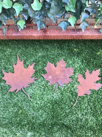 Herfstbladeren , drie verschillende uitvoeringen