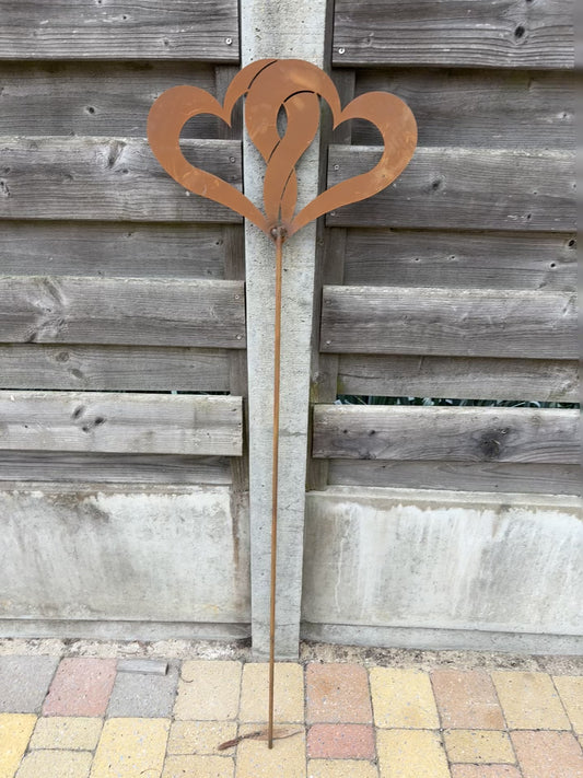 Tuinsteker dubbel hart